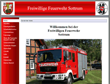 Tablet Screenshot of feuerwehr-sottrum.de
